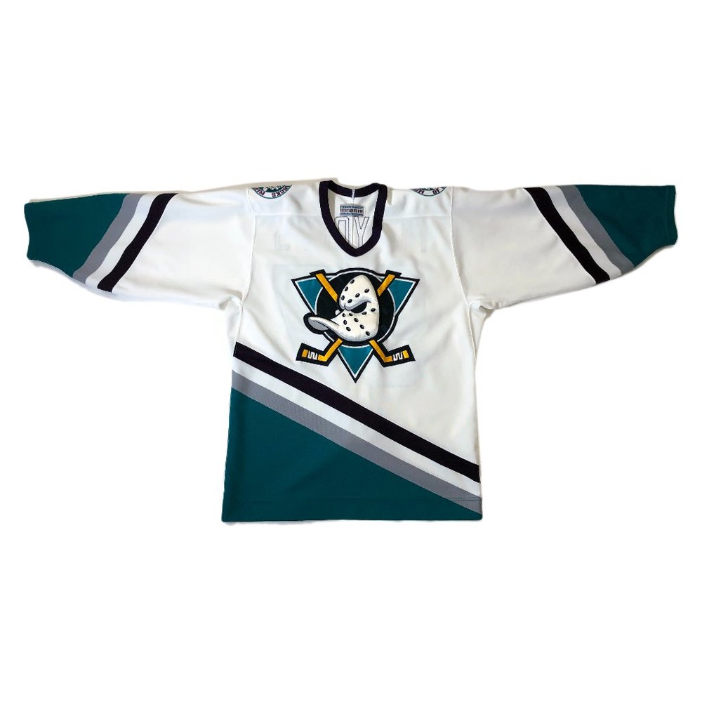 Anaheim Mighty Ducks Pro Authentic CCM Center Ice Playoffs Jersey Size 44 NHL  L